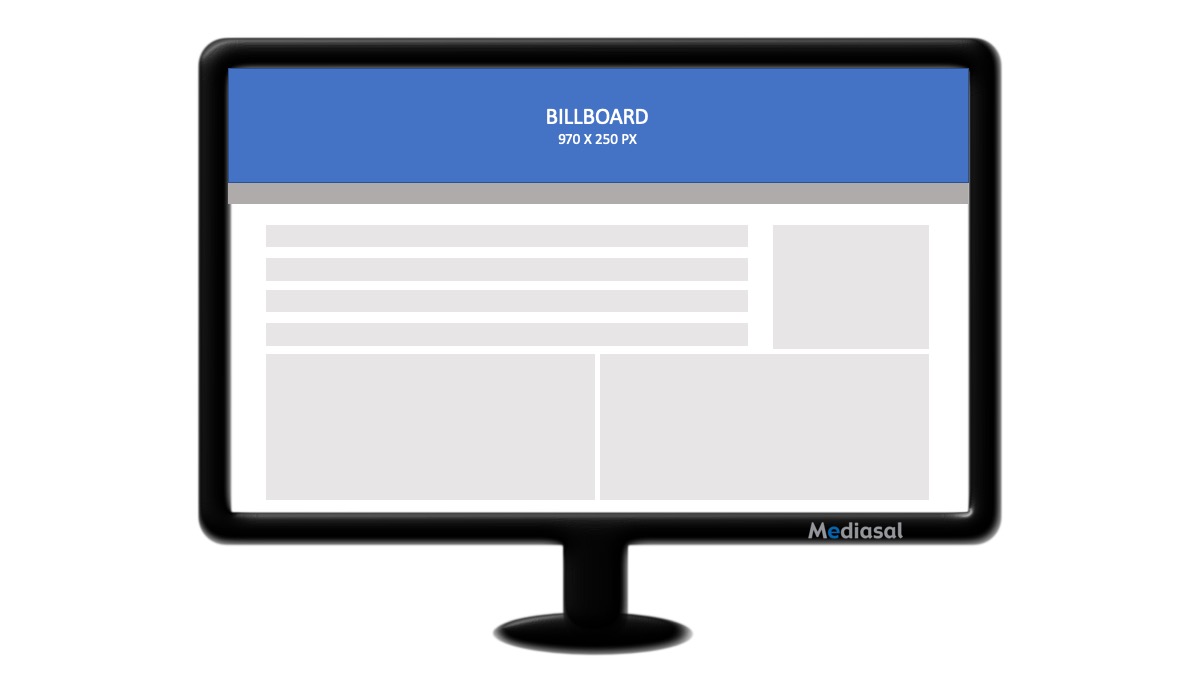 Imagen descriptiva formato display billboard.