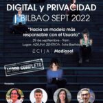 Jornada publicidad digital y privacidad. Bilbao. Cartel